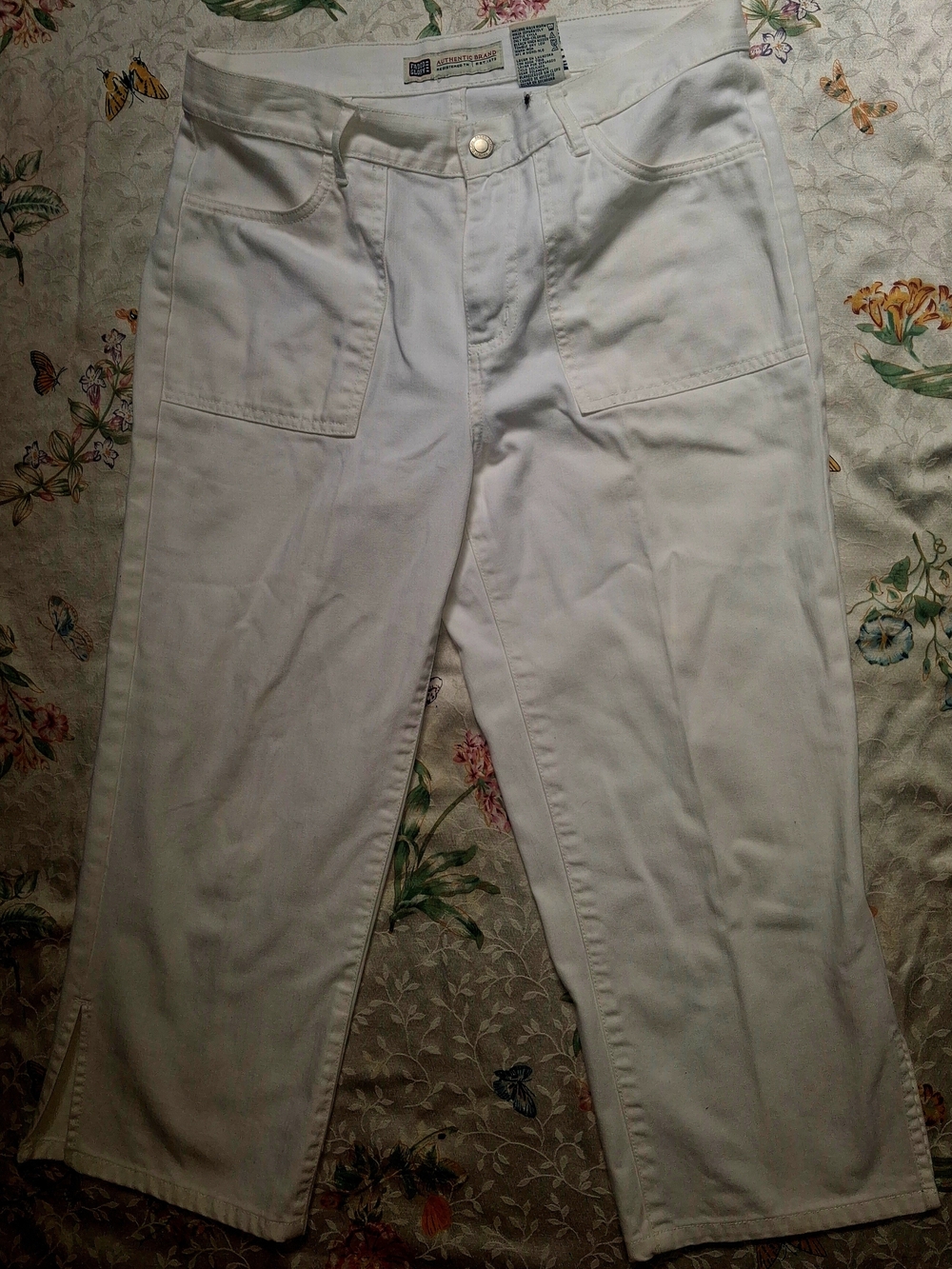 Faded Glory White Cropped Women's Jeans
